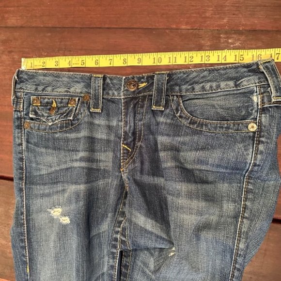 Women's True Religion Joey Dark Hollow 1st Edition Twisted Inseam Jeans, Sz 30 - Picture 8 of 14